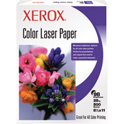 Xerox Color Laser Paper, 8 1/2" x 11", Ream