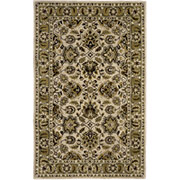 Yale Collection 2' x 3' Area Rug, Beige/Light Green