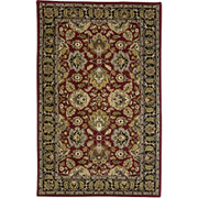 Yale Collection 8' x 11' Area Rug, Red/Black