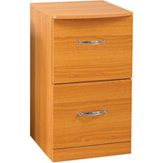Z-Line 2 Drawer Wood Vertical File Cabinet, Cherry