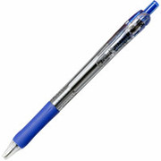 Zebra Jimnie Clip Retractable Ballpoint Pen, Medium Point, Blue, Dozen