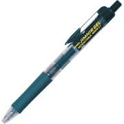 Zebra Jimnie Retractable Gel-Ink Pens, Medium Point, Black, Dozen