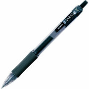 Zebra Sarasa Retractable Gel-Ink Pens, Medium Point, Black, Dozen