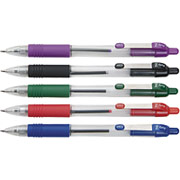 Zebra Z-Grip Retractable Ballpoint Pen, Medium Point, Assorted, 5 Pack