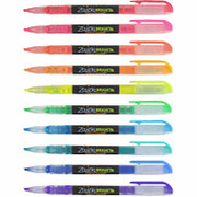 Zebra Zazzle Liquid Ink Highlighter, Assorted, 10/Pack