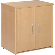 bestar Embassy 2-Door Armoire Base, Natural Maple, Platinum Service