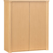 bestar Embassy 2-Door Cabinet, Natural Maple, Platinum Service