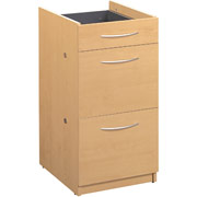 bestar Embassy Full Pedestal, Natural Maple