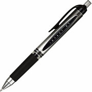 uni-ball Gel Impact Retractable Pens, Bold Point, Black, Dozen