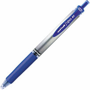 uni-ball Gel RT Retractable Pens, Medium Point, Blue, Dozen