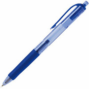 uni-ball Gel RT Retractable Pens, Micro Point, Blue, Dozen
