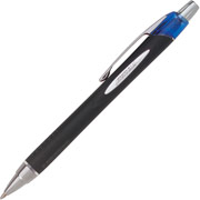 uni-ball Jetstream RT Retractable Rollerball Pens, Bold Point, Blue, Dozen