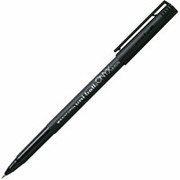 uni-ball Onyx Rollerball Pens, Micro Point, Black, Dozen