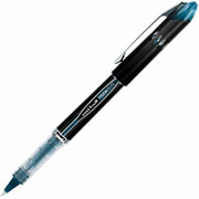 uni-ball Vision Elite Rollerball Pens, Super Fine Point, Black-Blue, Dozen