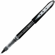 uni-ball Vision Elite Rollerball Pens, Super Fine Point, Black, Dozen